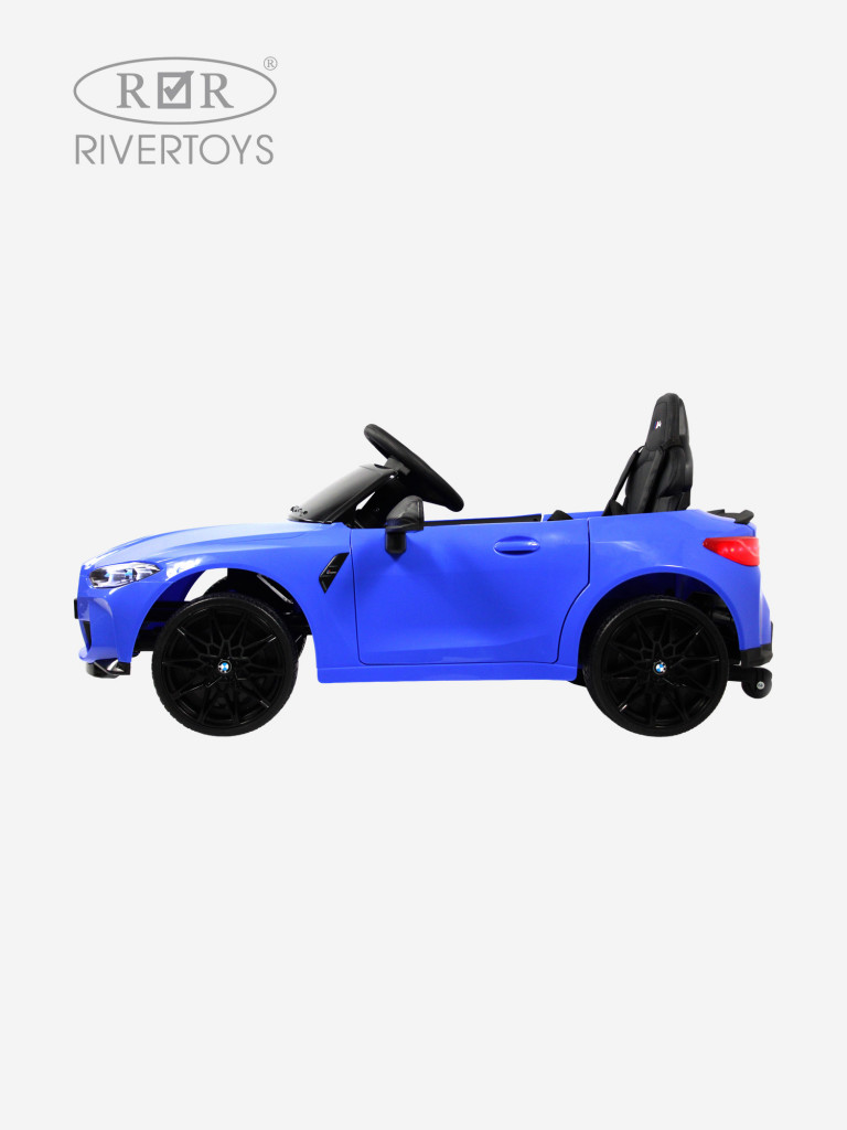Детский электромобиль RIVERTOYS BMW M4 (A004AA) синий
