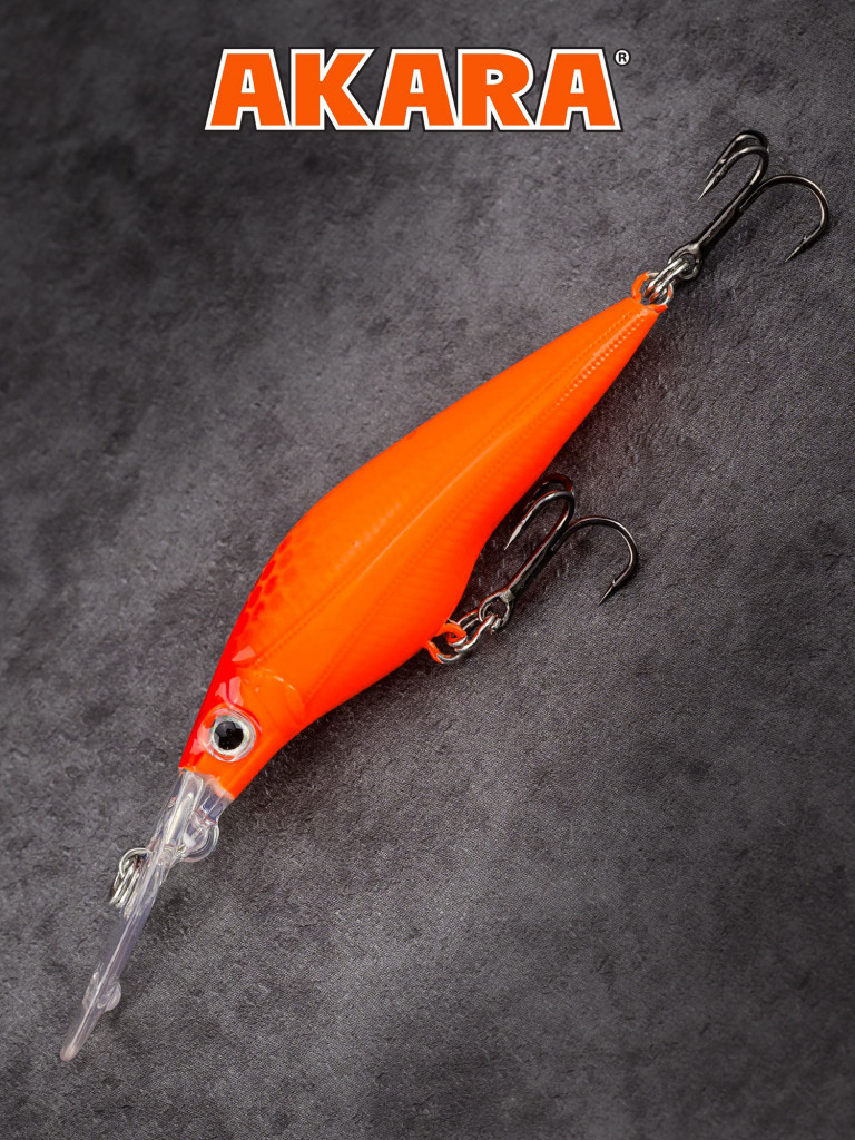 Воблер Akara Fang 50F минноу плавающий на окуня, голавля, форель 3,5гр A163