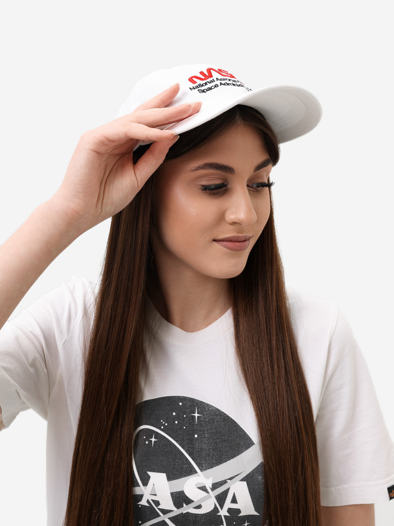 Бейсболка NASA Worm Logo Alpha Industries