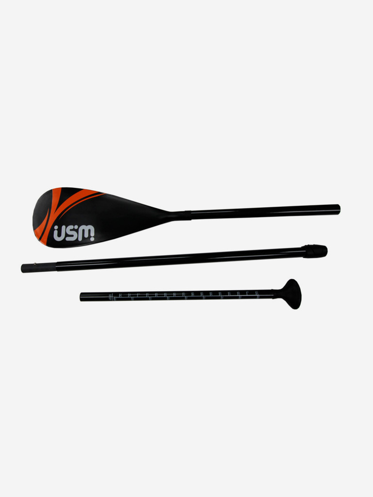 Весло для SUP USM COMPANY карбон-нейлон, оранжевое