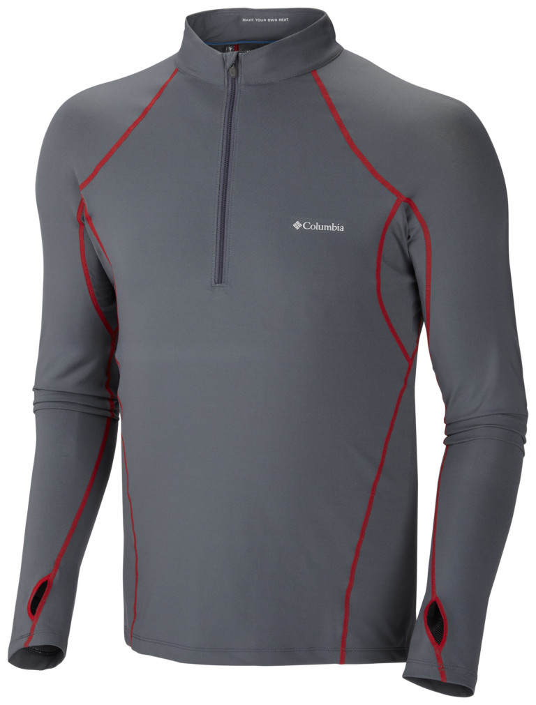 Термобелье верх мужское Columbia Midweight Half Zeep