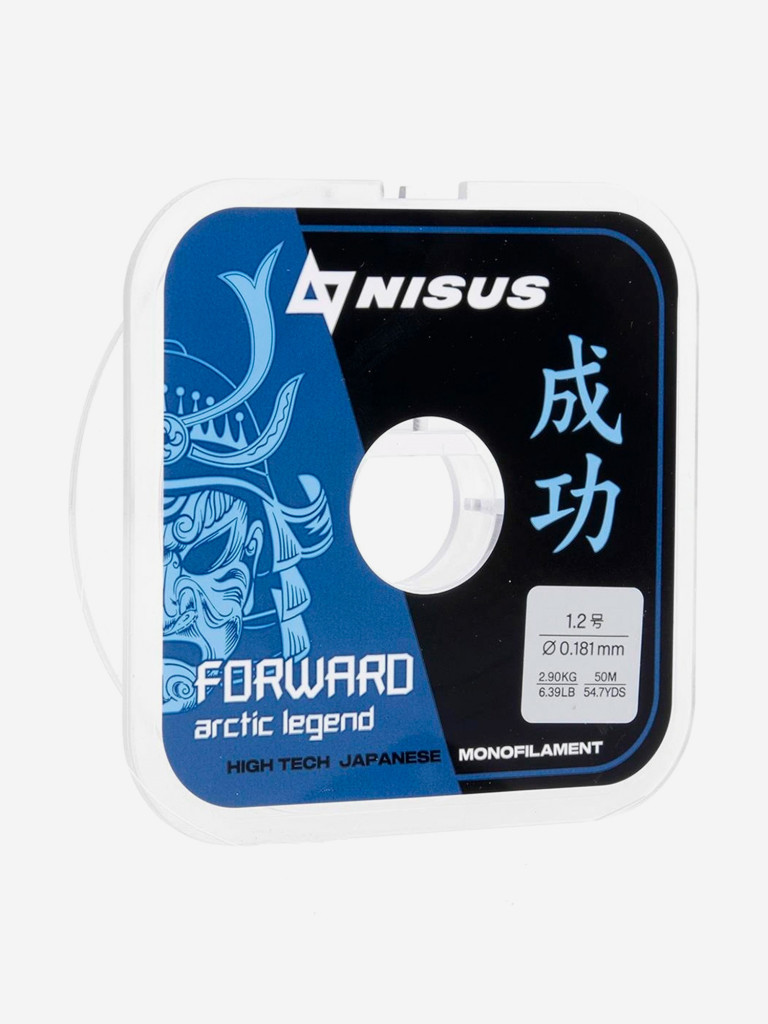 Леска для рыбалки Nisus FORWARD ARCTIC LEGEND Nylon 0,181мм, 50м, 2,9кг, прозрачный
