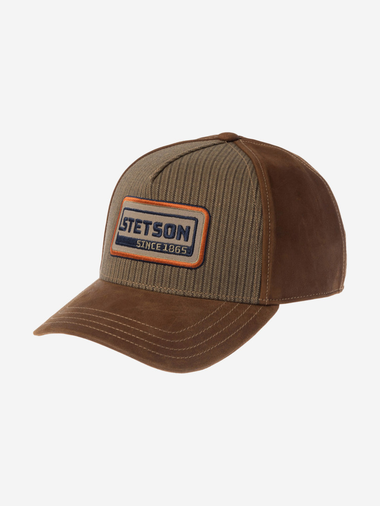 Бейсболка STETSON 7751501 TRUCKER CAP COTTON LINEN STRIPE