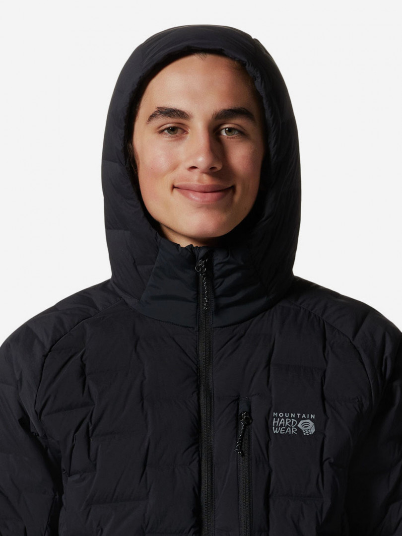 фото Пуховик мужской mountain hardwear stretchdown, черный