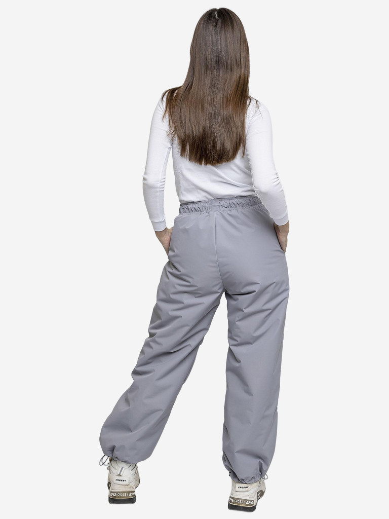 Брюки утепленные для девочки batik светло-серый