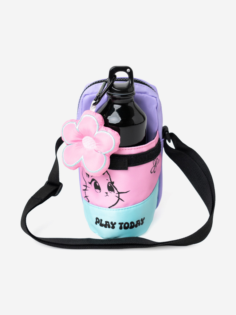 Комплект для девочек: сумка, брелок, бутылка для воды PlayToday