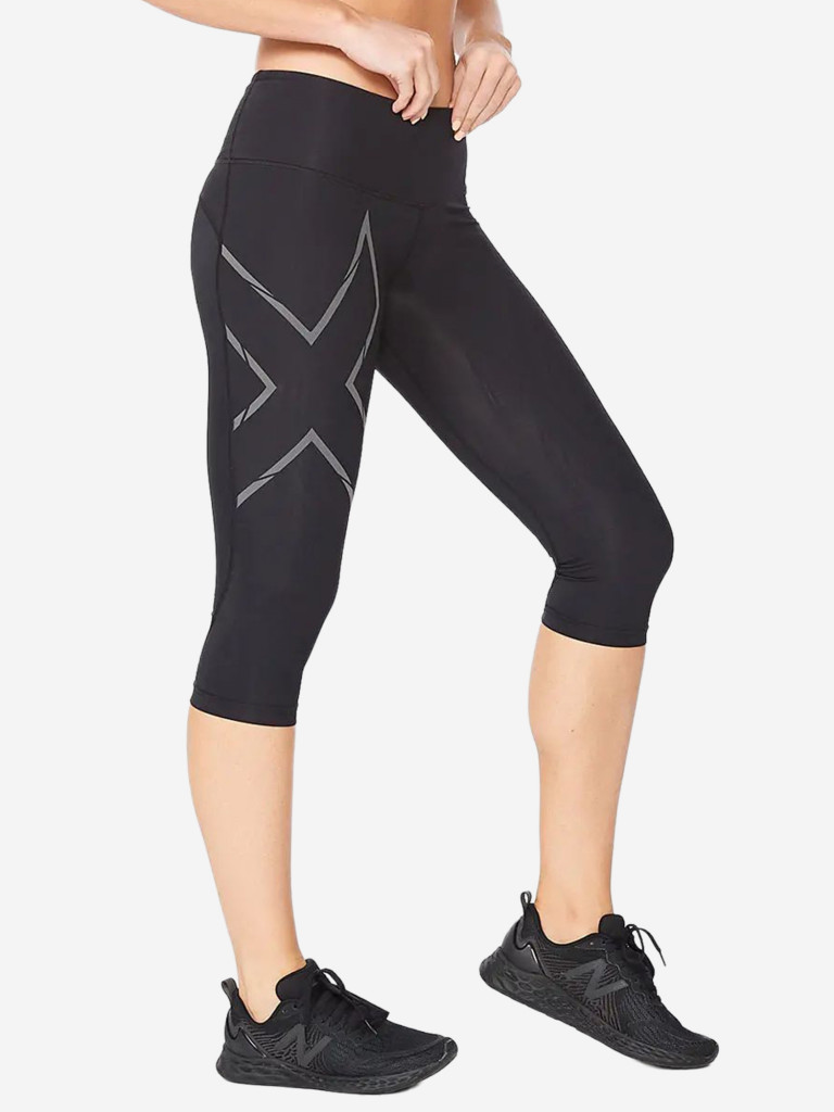 Компрессионные леггинсы 3/4 2XU Light Speed Mid-Rise Compression 3/4 T Lights