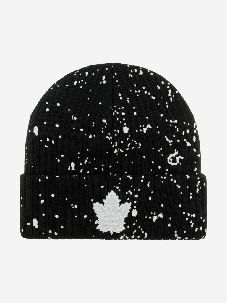 Шапка с отворотом MITCHELL NESS HCFK6020-TMLYYPPPBLCK Toronto Maple Leafs NHL (черный)