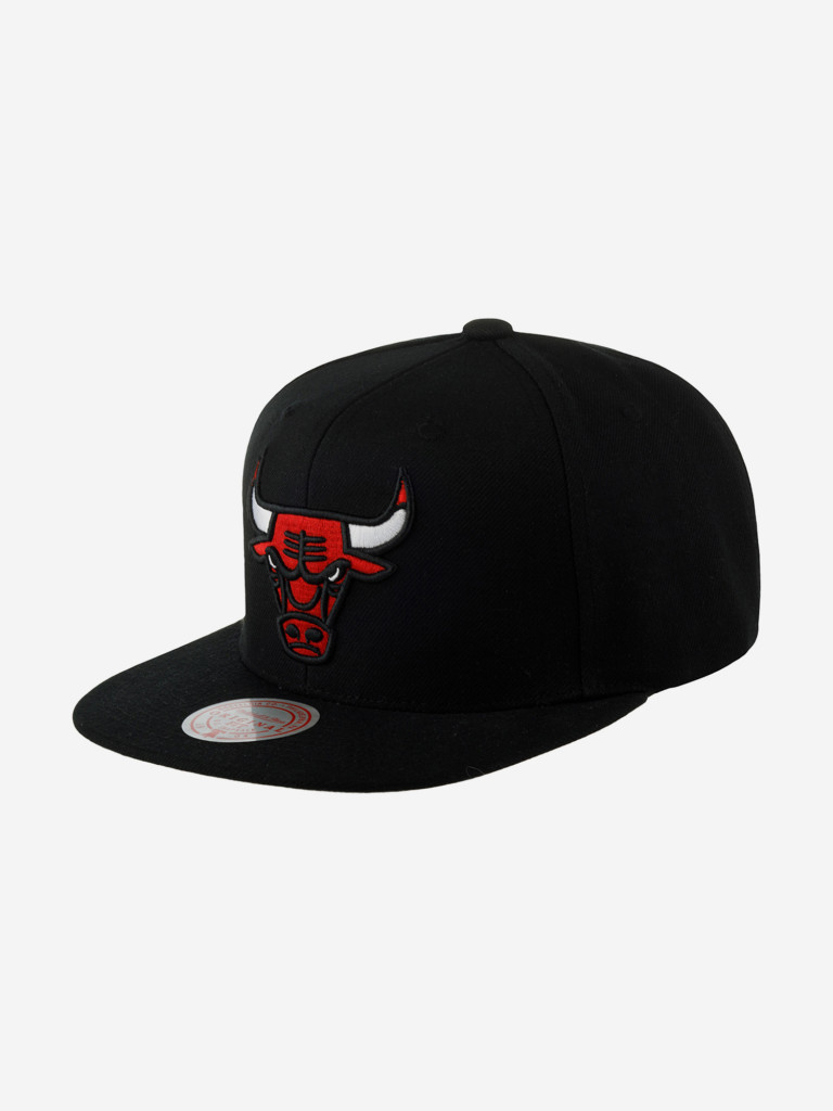 Бейсболка с прямым козырьком MITCHELL NESS 6HSSDX21129-CBUBLCK Chicago Bulls NBA