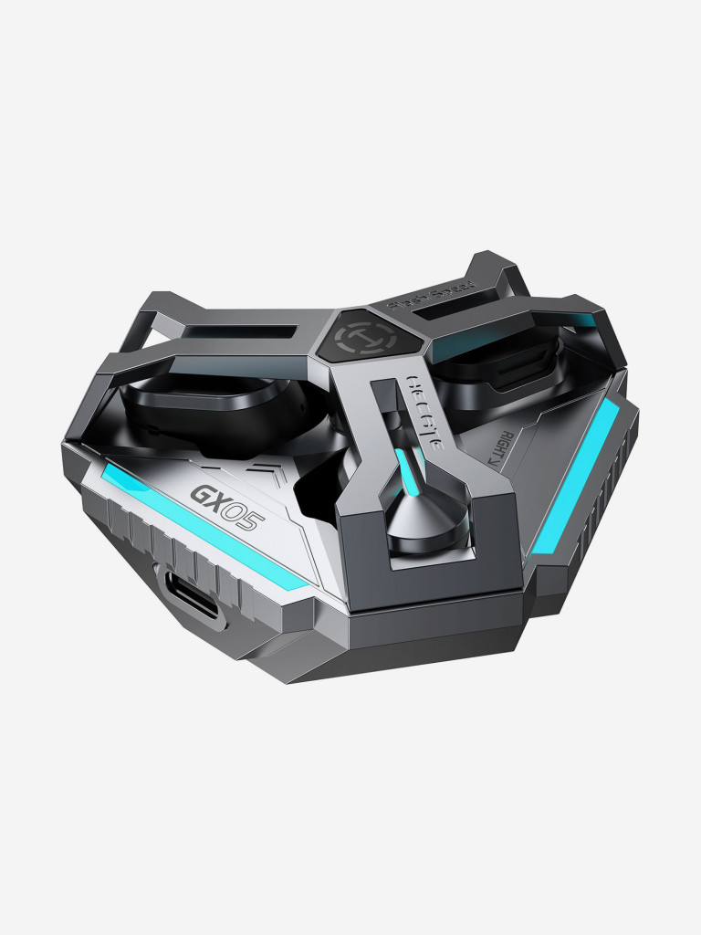 Гарнитура игровая Edifier GX05, для компьютера/мобильных устройств, вкладыши, bluetooth, серый