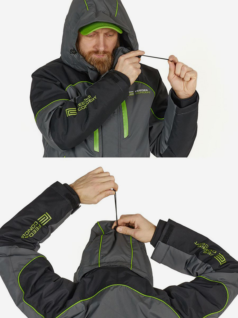 Костюм демисезонный Norfin FEEDER CONCEPT THERMO (куртка+полукомбинезон) для рыбалки и охоты