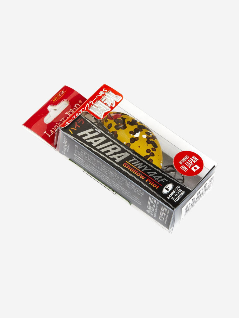 Воблер LUCKY JOHN Pro Series HAIRA TINY F, длина 4.4 см, крэнк для голавля, форели, жереха, щуки