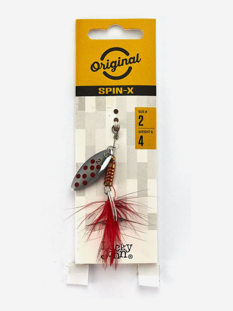 Блесна вращающаяся Lucky John SPIN X LONG 02, вес 4 г