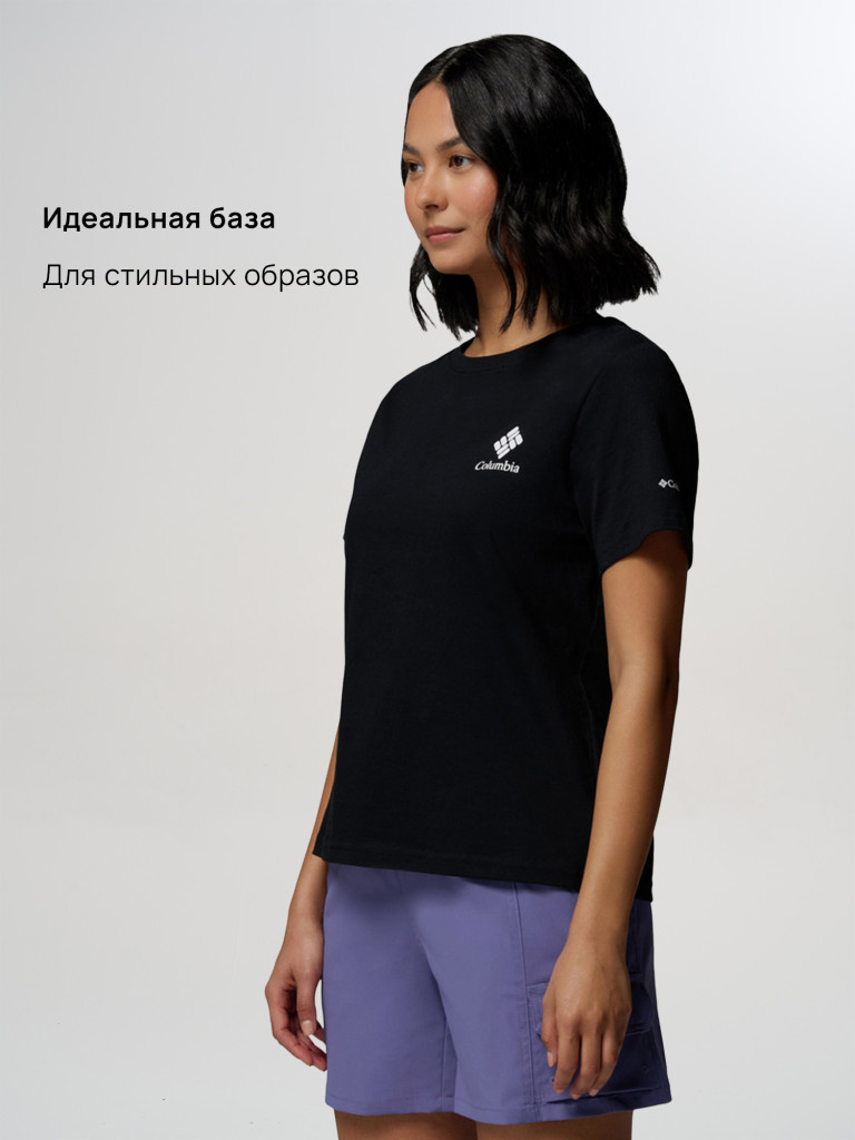 Футболка женская Columbia Rolling Bend Graphic SS