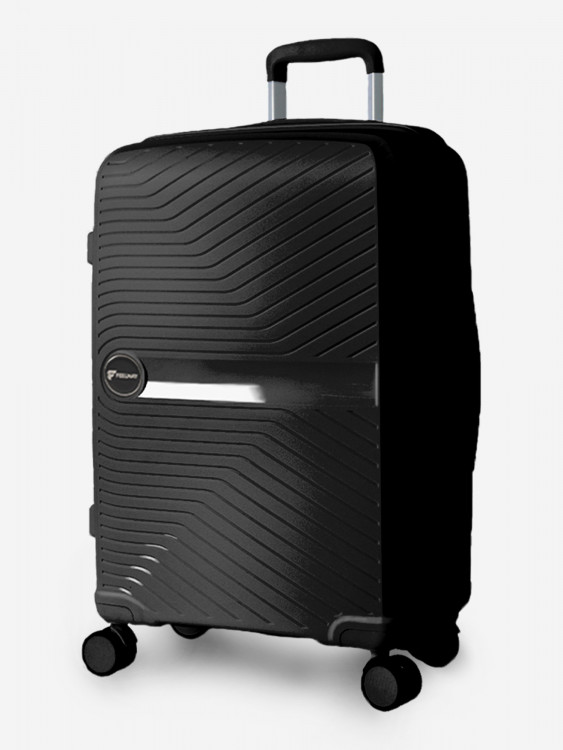 Чемодан ручная кладь S черный Feelway