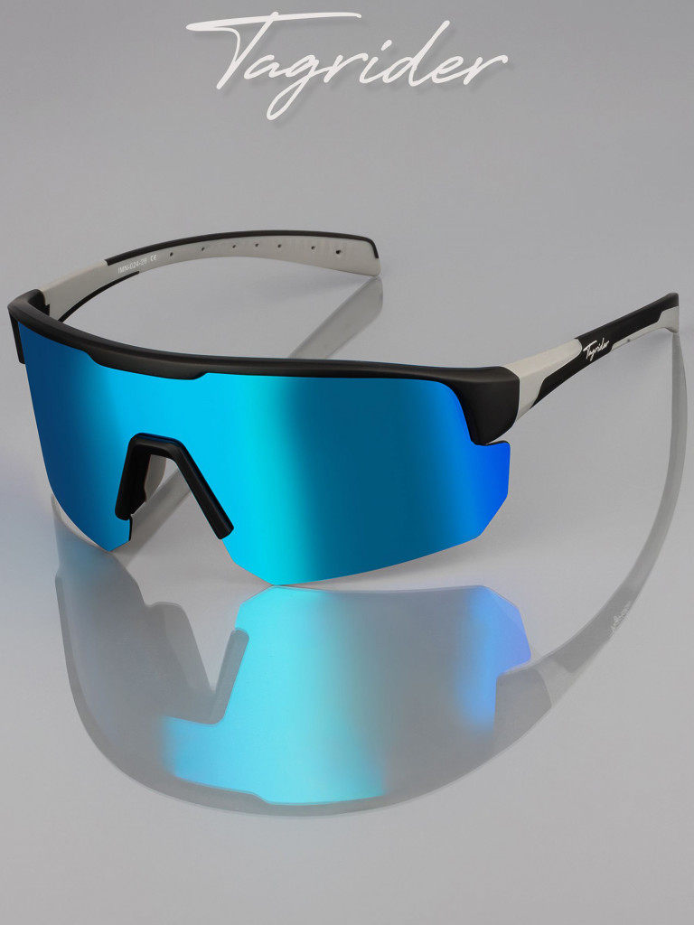 Очки поляризационные, солнцезащитные, антибликовые Tagrider IMN-024-26 Blue Mirror