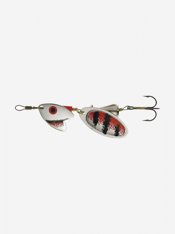 Блесна для рыбалки вертушка Mepps TANDEM TROUT, 0, Black/SILVER/Red (блистер)