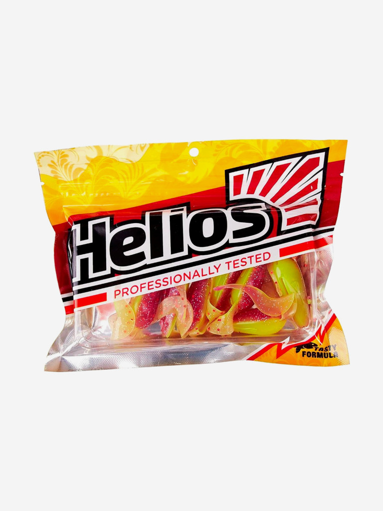 Мягкая приманка лягушка Helios Frog, 2,56" / 6,5 см, Fio & Acid lemon, 7 штук (HS-21-027)