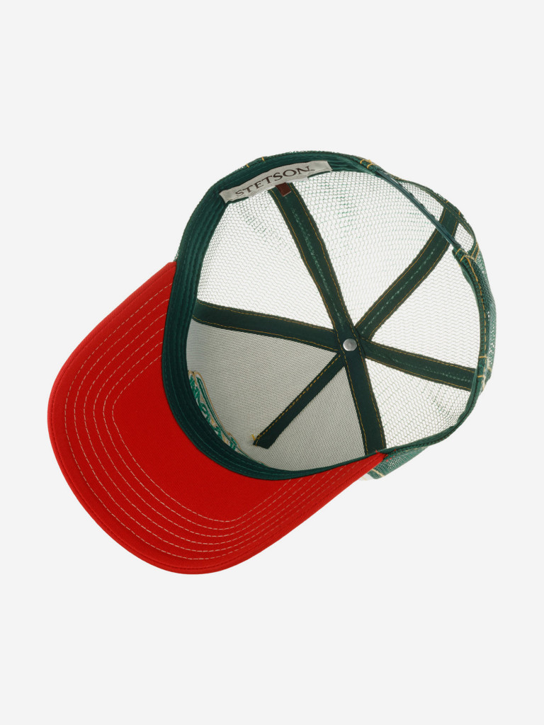 Бейсболка с сеточкой STETSON 7761162 TRUCKER CAP LETTERING (оранжевый)