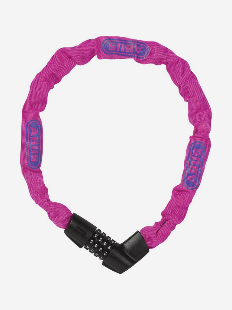 Замок вело ABUS TRESOR 1385/75/6 neon розовый