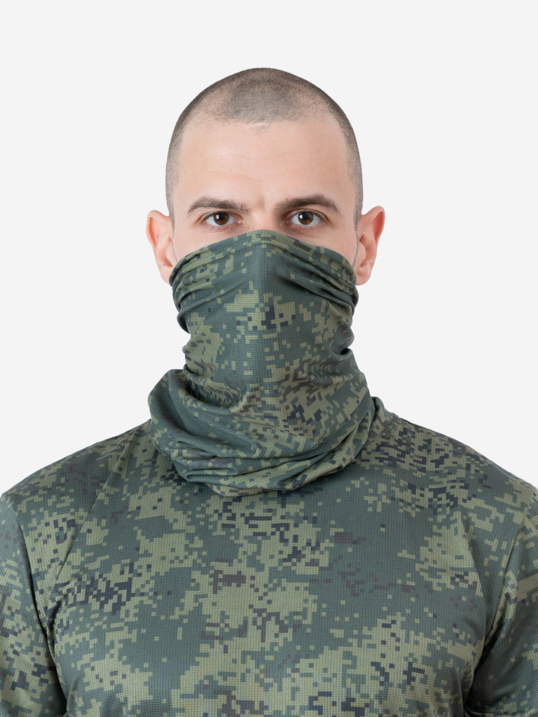 Бандана сетка с перфорацией цифра камуфляжная Jägermann
