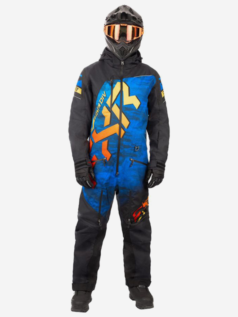 Комбинезон снегоходный FXR CX без утеплителя, мужской, Dark Blue Haze/Sunset, размер 2XL