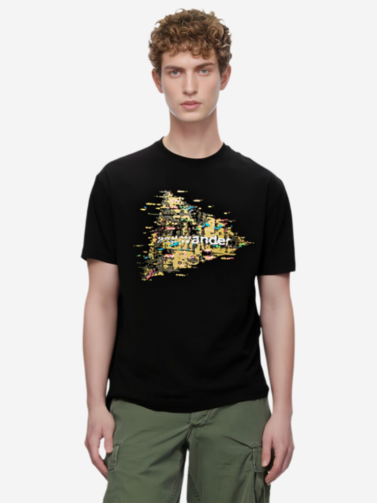 Футболка and wander logo print jersey