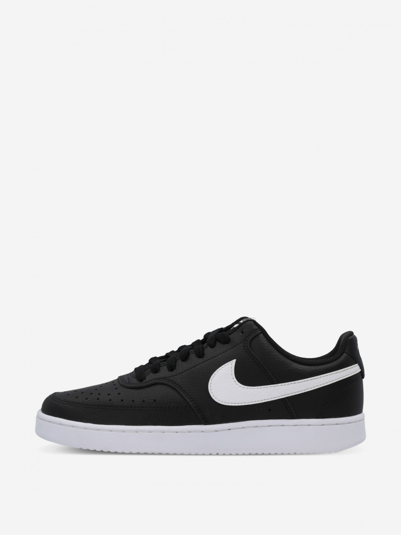 фото Кеды женские nike court vision low, черный