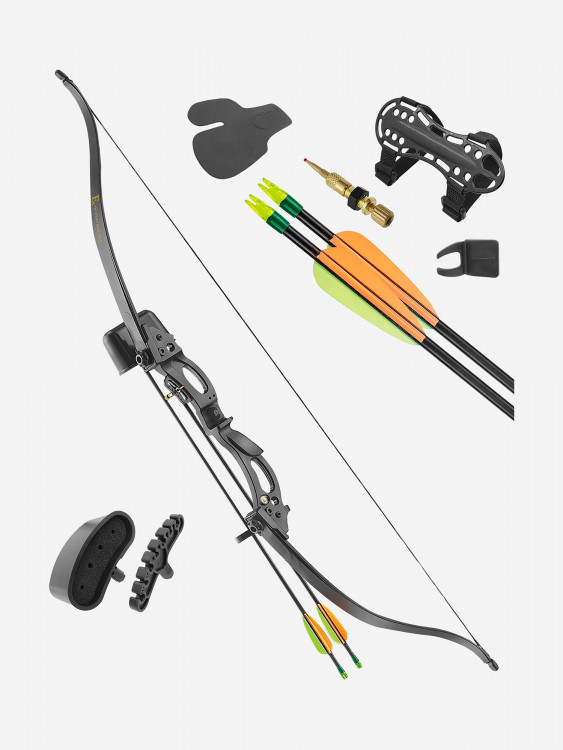 Лук детский классический Ek Korrigan черный (с комплектацией)