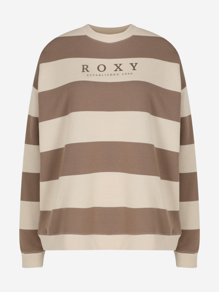 Свитшот женский оверсайз Roxy Strictly Stripes