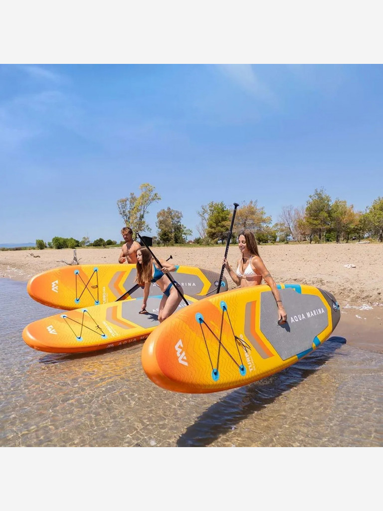 Надувной сапборд Aqua Marina Turbo, 10'10" 330*81*15 см, с электроплавником