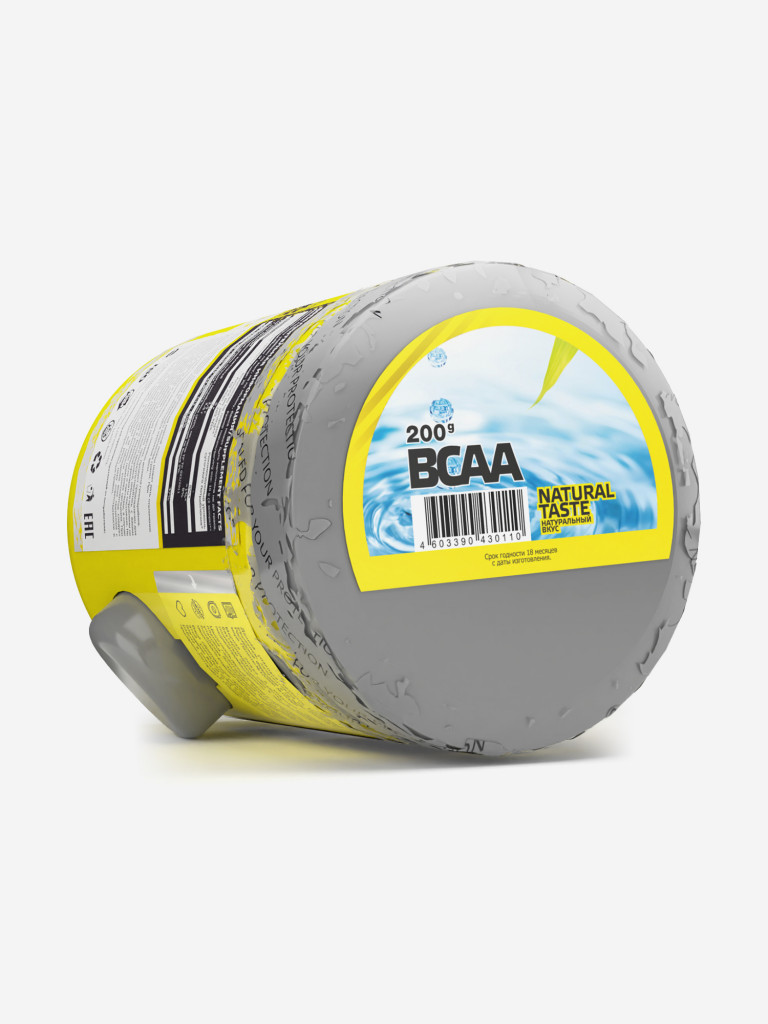 Аминокислоты Steelpower BCAA 4:2:2, 200 г, Натуральный (без вкуса)