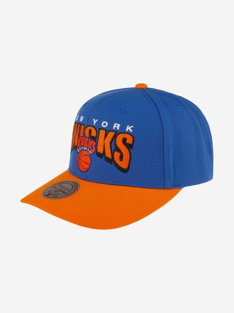 Бейсболка MITCHELL NESS HHSS6279-NYKYYPPPBLUE New York Knicks NBA (синий)