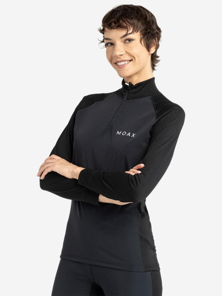 Термофутболка Moax Race Wind LS с воротником