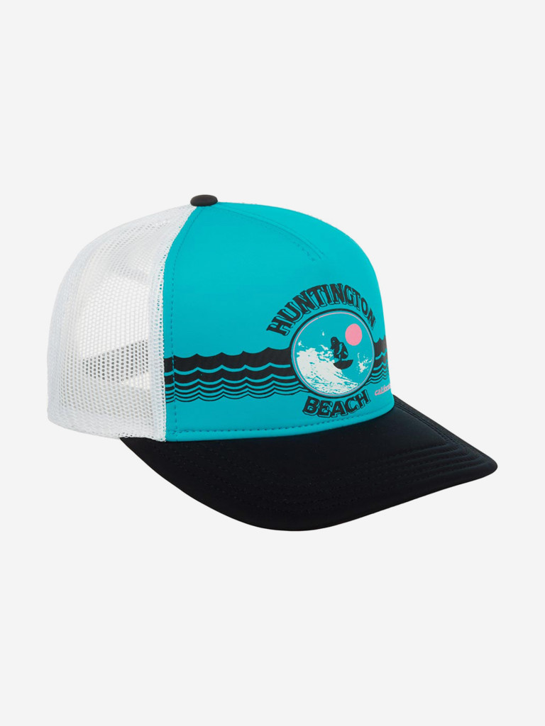 Бейсболка с сеточкой AMERICAN NEEDLE SMU617A-HUNB Huntington Beach Riptide Valin