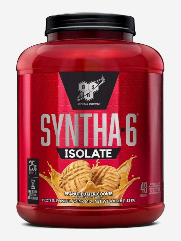 Протеин BSN Syntha-6 Isolate, 1820, Печенье с арахисовым маслом