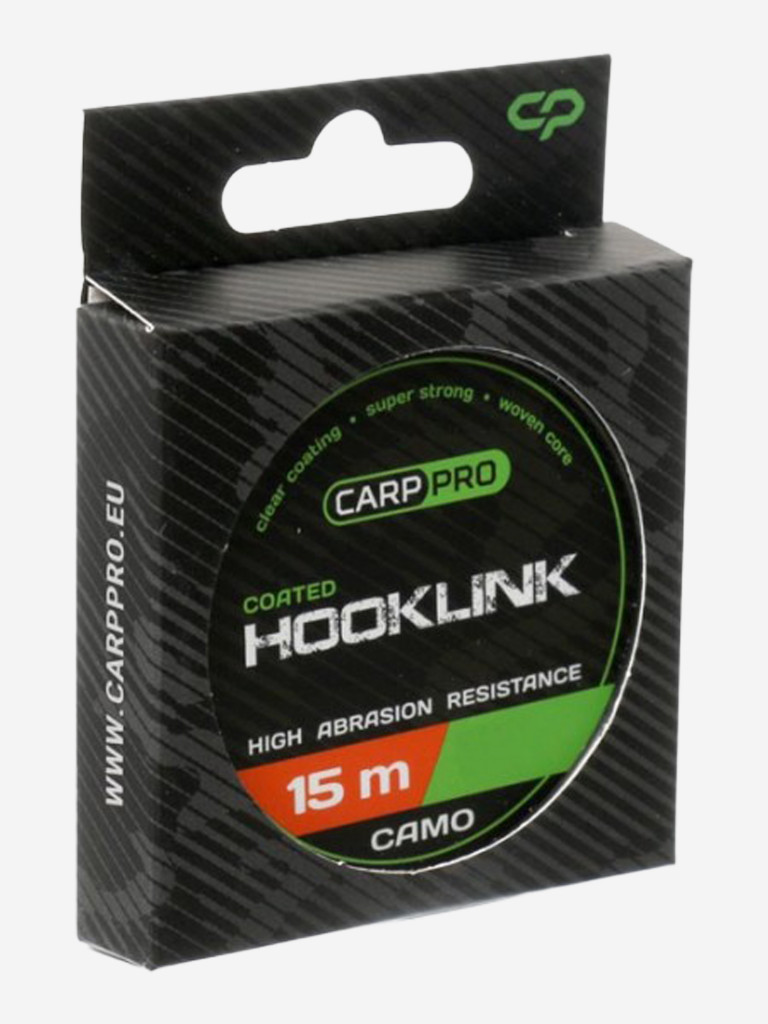 Поводковый материал CARP PRO Soft Coated Hooklink Camo 25lb 15м