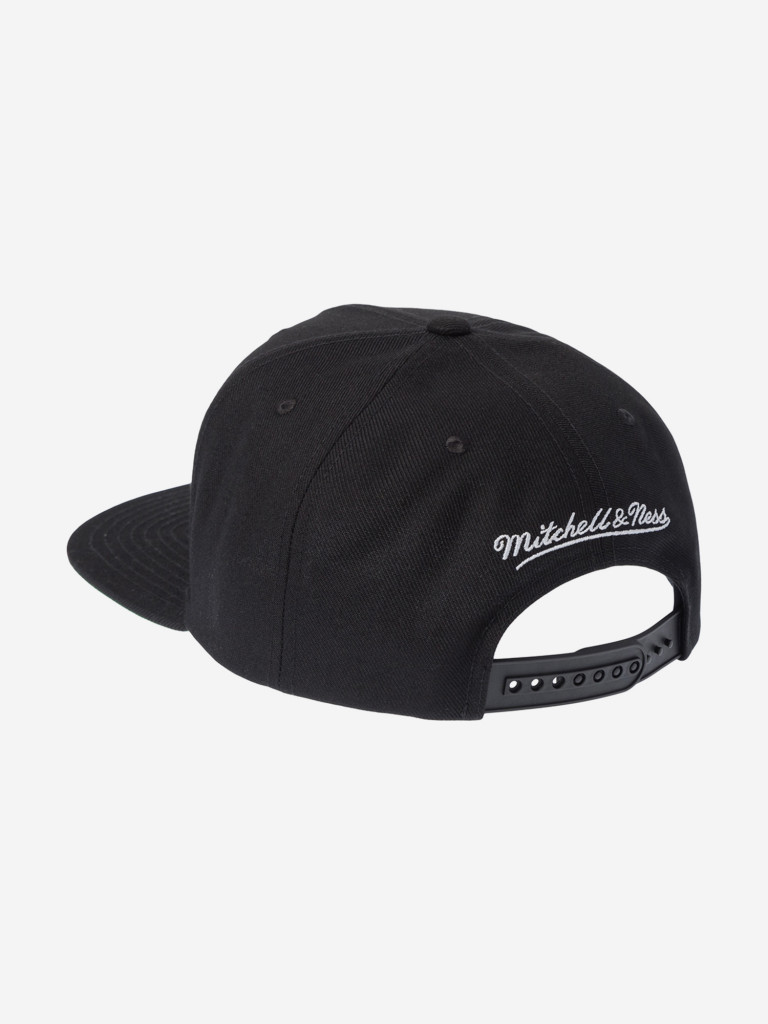 Бейсболка с прямым козырьком MITCHELL NESS HS9643-BNEBLCK Brooklyn Nets NBA