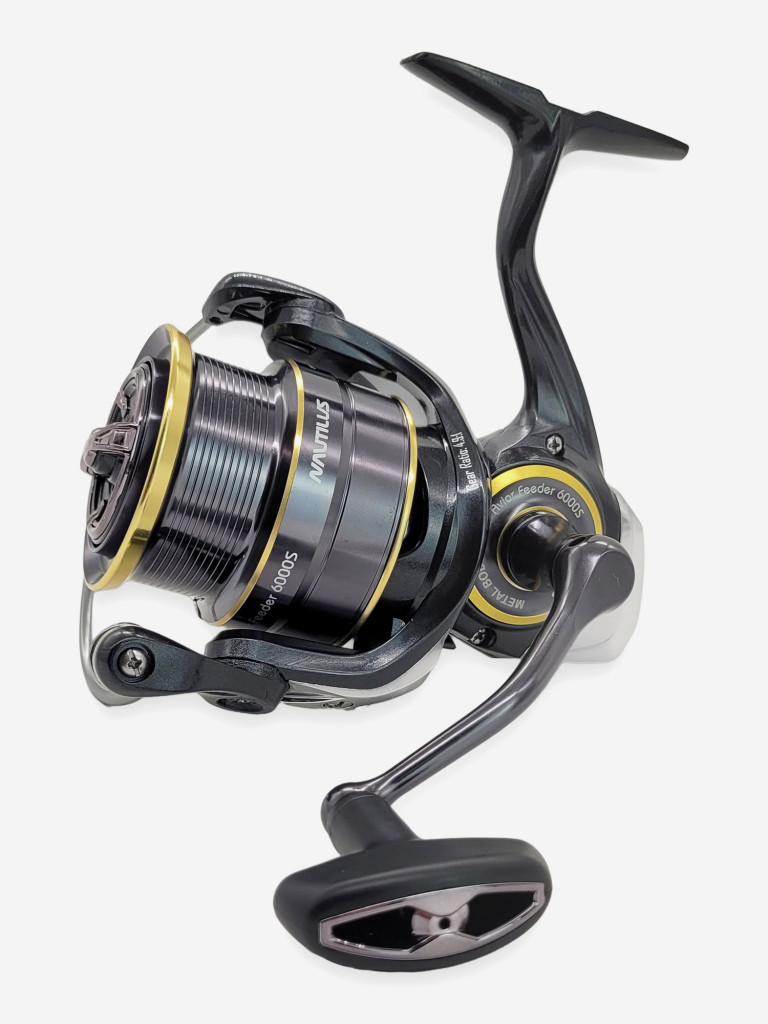 Катушка для фидера Nautilus AVIOR Feeder 4000S, катушка для удочки с передним фрикционом