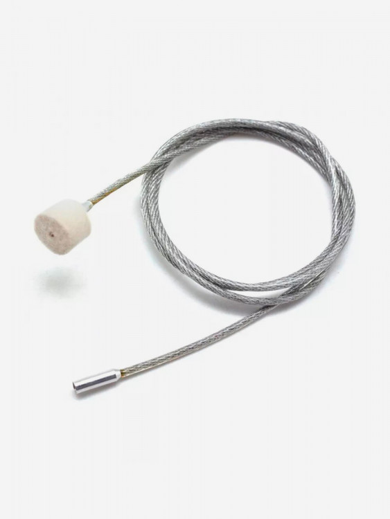 Шомпол гибкий ЧИСТОGUN для нарезных кал. от. 22 адаптер под ерши/насадки США дюраль резьба мама 8/32 100 см