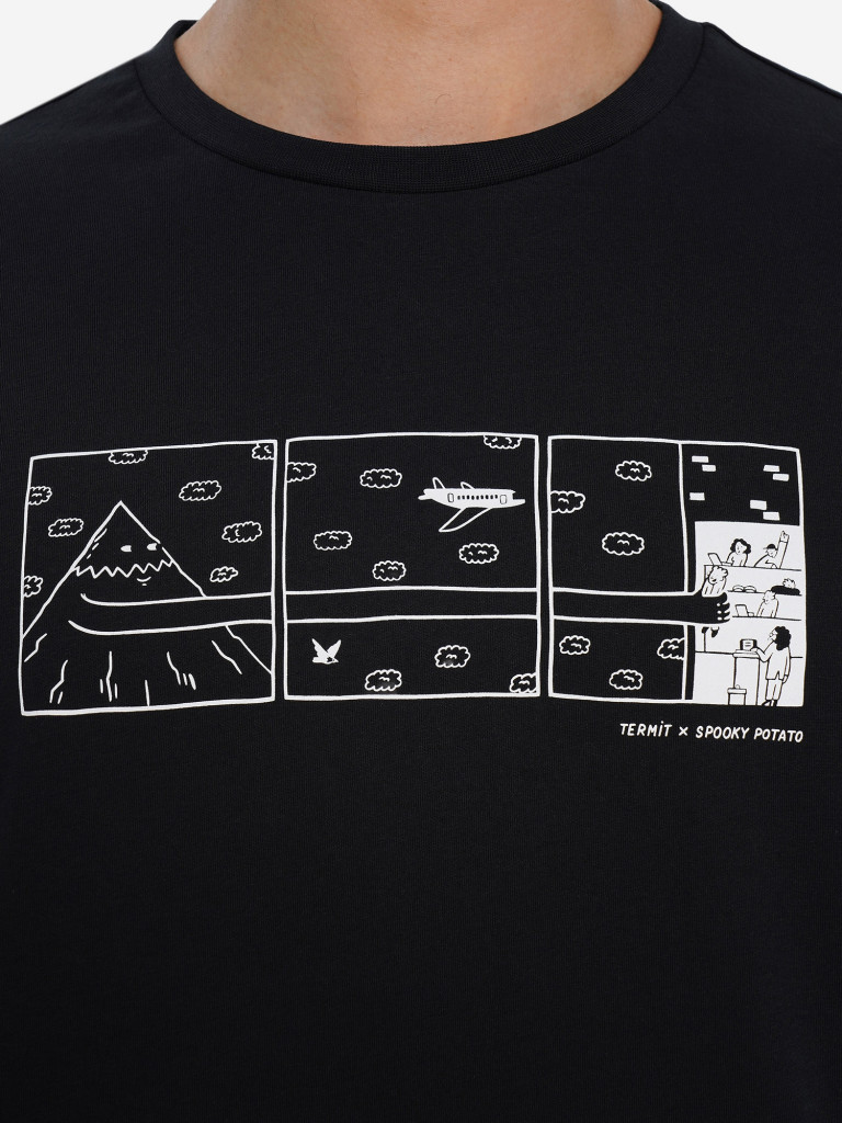 Лонгслив мужской Termit x Spooky Potato