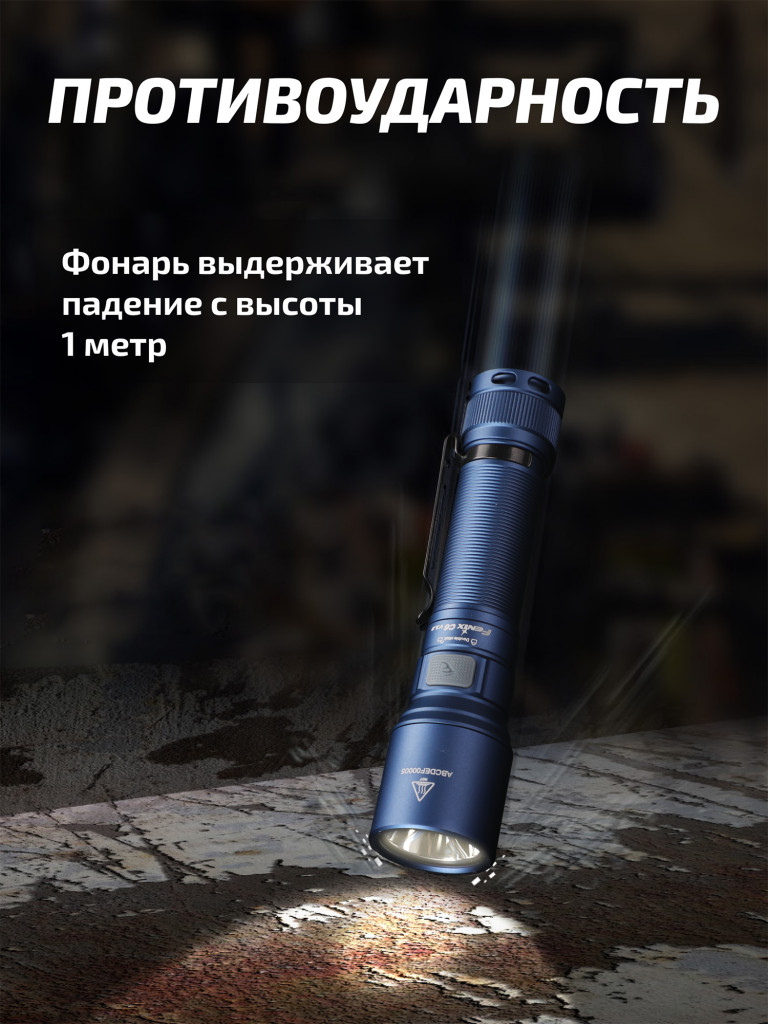 Фонарь Fenix C6 V3.0 синий 1500 люмен