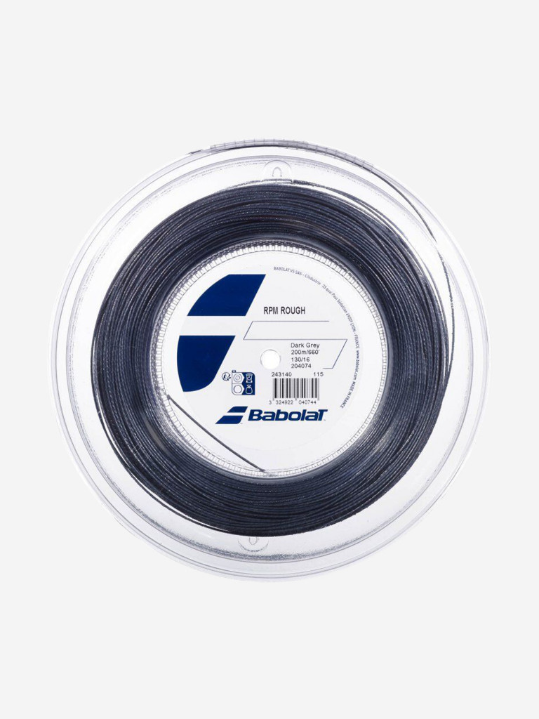 Струна моноволокно Babolat RPM BLAST ROUGH 200M, серый, 130
