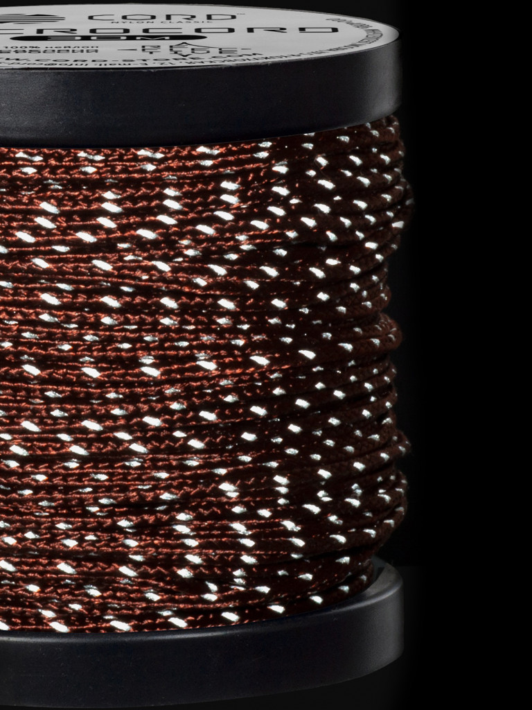 Микрокорд CORD катушка 30м светоотражающий (bordo)