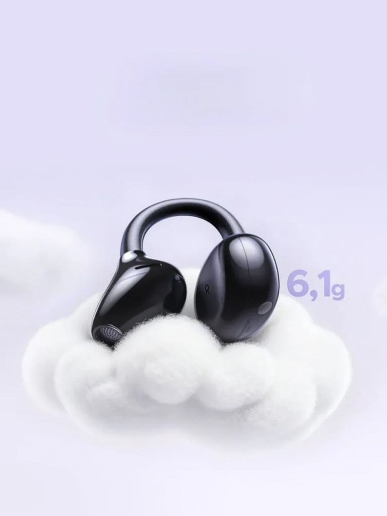 Наушники клипсы беспроводные UGREEN WS218 (85185) ClipBuds Pro ANC Earphone BT 6.0 Active Noise Cancellation Hi-Res