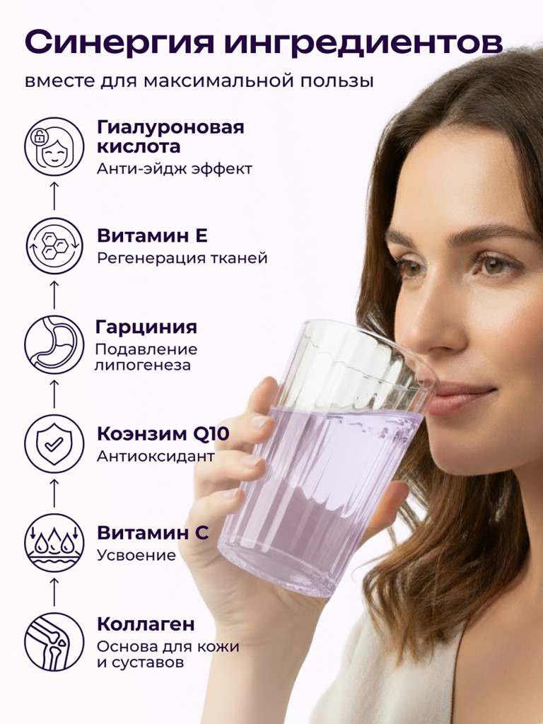 Коллаген пищевой COLLAGEN PREMIUM Черная Смородина, 230 мл