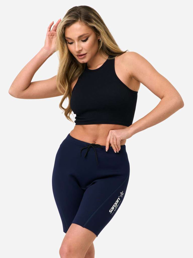 Неопреновые шорты женские 2мм на затяжке для водного спорта SARGAN Sport