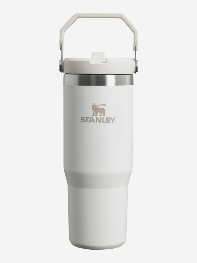 Термокружка Stanley IceFlow Flip Straw 2.0 Tumbler, 890 мл, белая