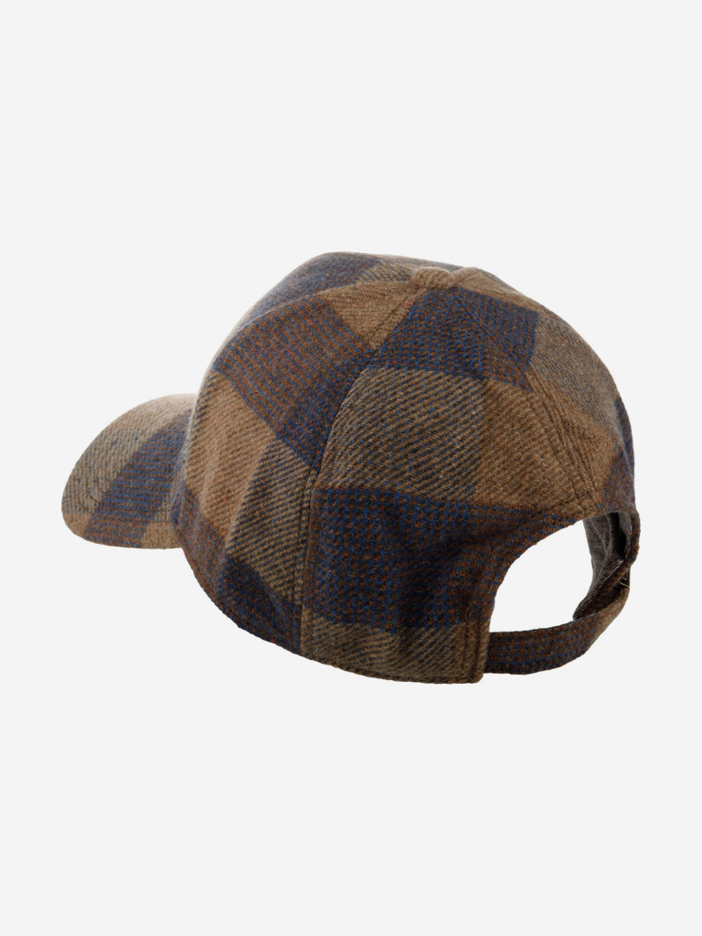 Бейсболка классическая STETSON 7720310 BASEBALL CAP CHECK WOOL (коричневый)