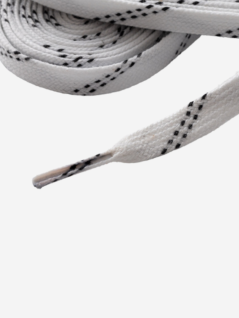 Шнурки хоккейные, белый цвет, RS LACES PRO